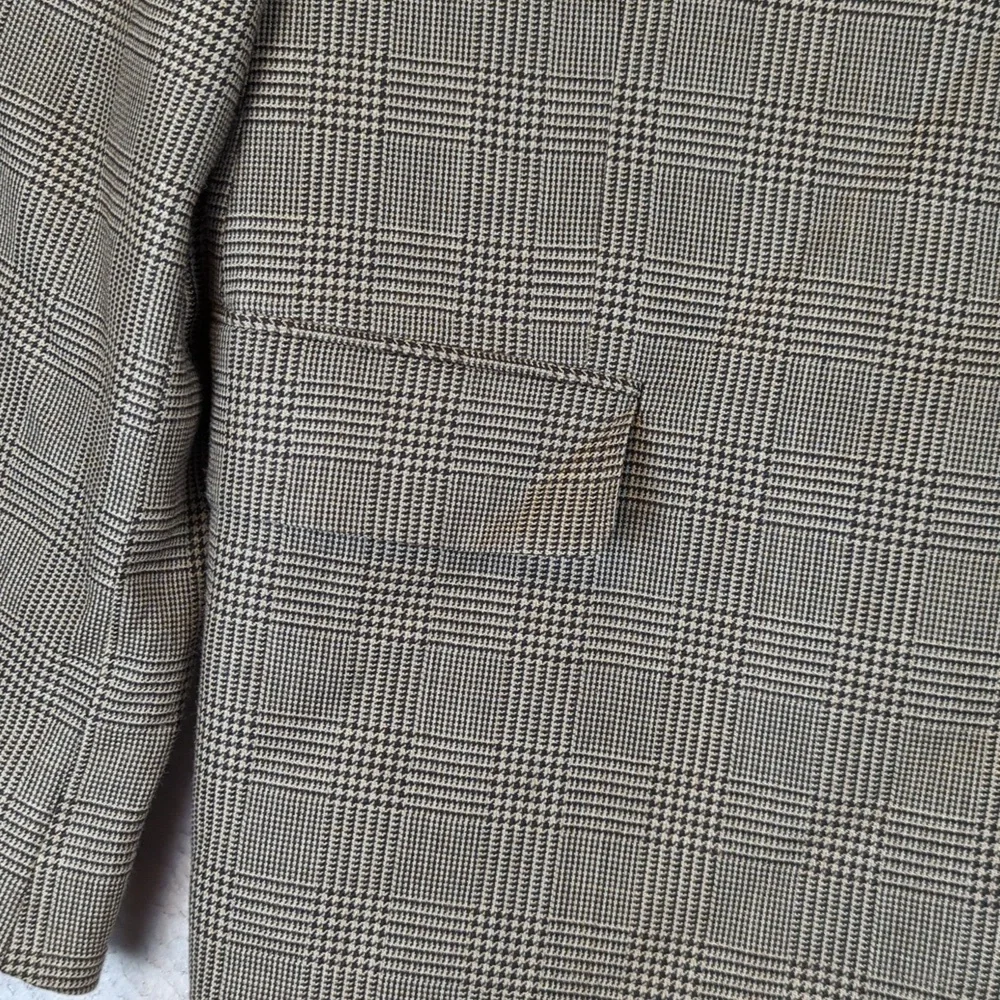 John W. Nordstrom Men's‎ Wool & Silk Houndstooth Sport Blazer Jacket 46R